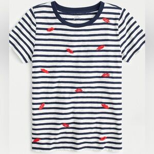 J. Crew Lips T-Shirt
